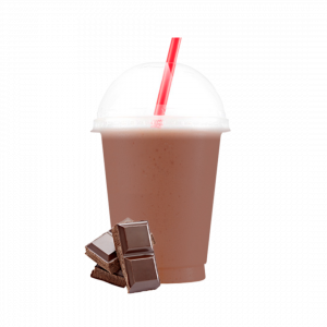 Молочный коктейль с топпингом шоколад