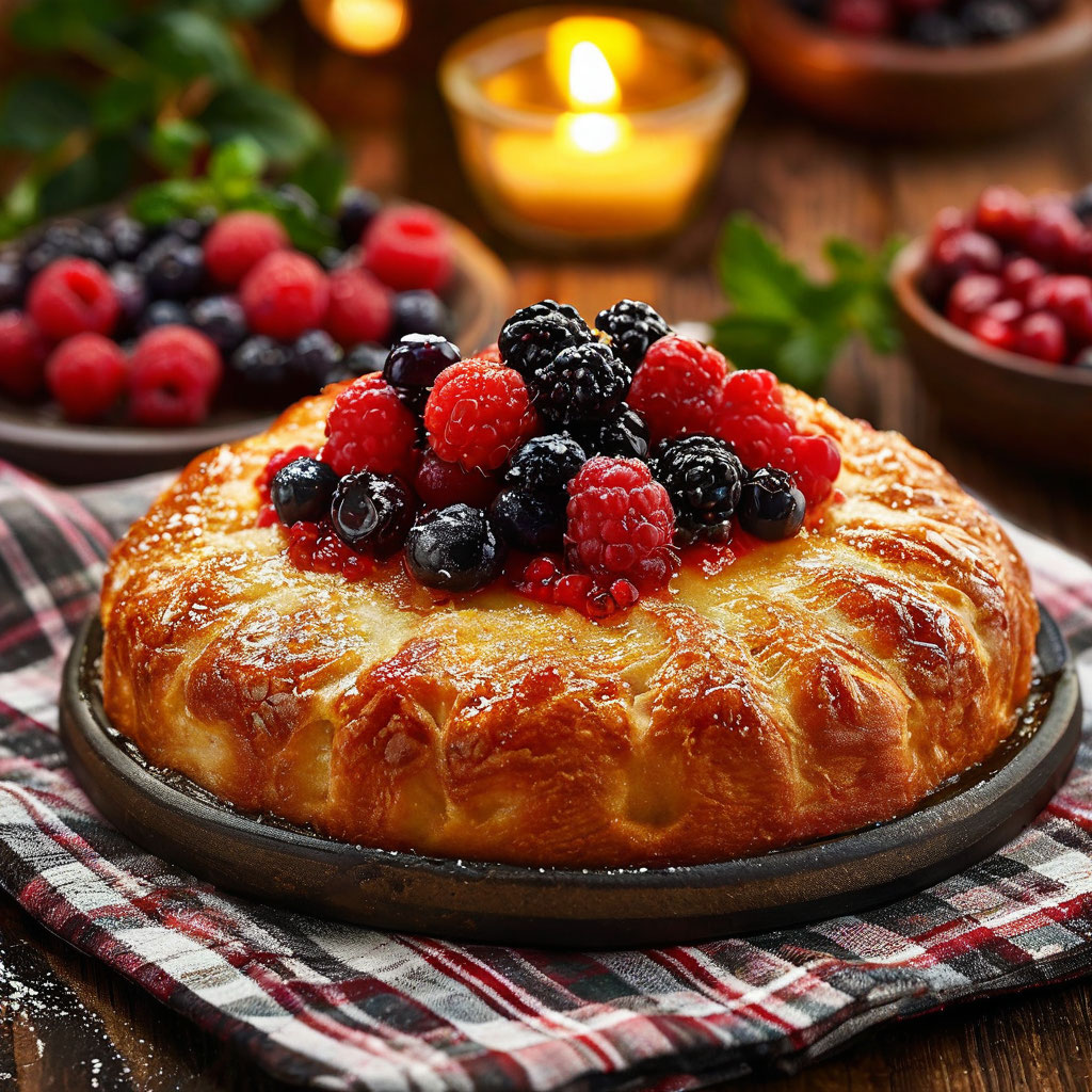 Пирожок с лесн ягодой